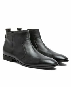 KOST Boots Cuir Noir Homme -kost paris shop ANDERSON39 02 03 7726