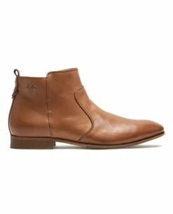 KOST Boots Cuir Marron Homme