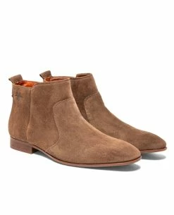 KOST Boots Croûte Velours Taupe Homme -kost paris shop ANDERSON5 1B 03 3956