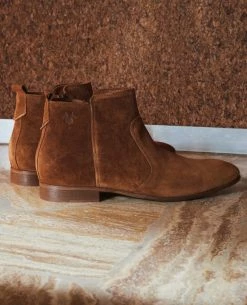 KOST Boots Croûte Velours Marron Homme -kost paris shop ANDERSON5 47 11 6087