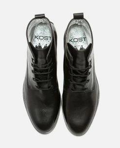 KOST Boots Cuir Noir Femme