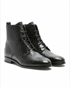 KOST Boots Cuir Tannage Végétal Noir Femme -kost paris shop AVERYMVGT 02 03 151d