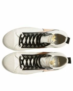 KOST Baskets Toile Éco-responsable Écru Et Or Femme -kost paris shop BACKSTAGEH1 CS 04 d5fa