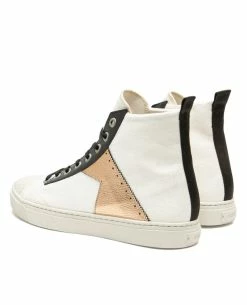 KOST Baskets Toile Éco-responsable Écru Et Or Femme -kost paris shop BACKSTAGEH1 CS 05 2fba