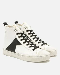 KOST Baskets Toile Éco-responsable Écru Et Noir Femme -kost paris shop BACKSTAGEH1 VO 08 ae7d