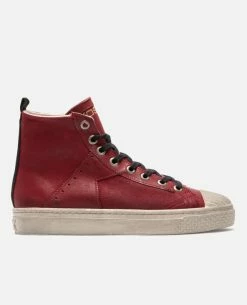 KOST Sneakers Cuir Tannage Végétal Rouge Femme -kost paris shop BACKSTAGEH3 18 07 d76c