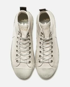 KOST Sneakers Cuir Tannage Végétal Écru Femme