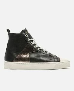 KOST Sneakers Noir Cuir Tannage Végétal Femme