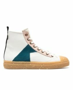 KOST Sneakers Toile Oeko-Tex Écru Femme