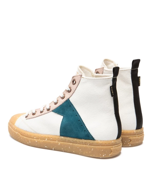 KOST Sneakers Toile Oeko-Tex Écru Femme 6 KOST Sneakers Toile Oeko-Tex Écru Femme – Image 4