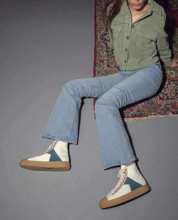 KOST Sneakers Toile Oeko-Tex Écru Femme 13 KOST Sneakers Toile Oeko-Tex Écru Femme – Image 11