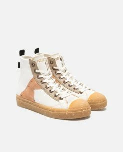 KOST Sneakers Toile Oeko-Tex Écru - Orange Femme -kost paris shop BACKSTAGEH6 FE 12 57ad