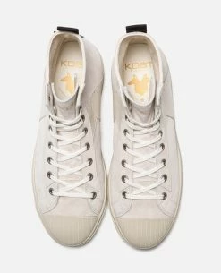 KOST Sneakers Éco-responsable Croûte Velours Écru Femme -kost paris shop BACKSTAGEH7 2K 09 3344