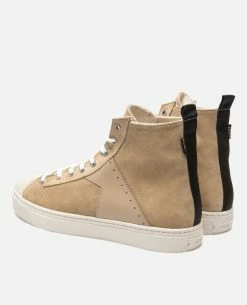 KOST Sneakers Éco-responsable Croûte Velours Beige Femme -kost paris shop BACKSTAGEH7 30 10 b1ea