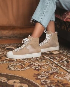 KOST Sneakers Éco-responsable Croûte Velours Beige Homme -kost paris shop BACKSTAGEH7 30 11 7914