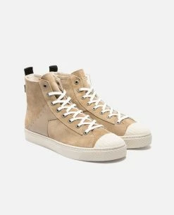 KOST Sneakers Éco-responsable Croûte Velours Beige Homme -kost paris shop BACKSTAGEH7 30 12 ee10