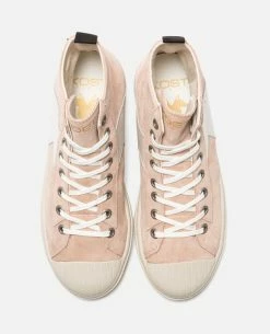KOST Sneakers Éco-responsable Croûte Velours Rose Femme -kost paris shop BACKSTAGEH7 FM 09 9f8a