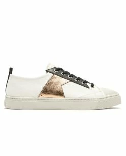 KOST Sneakers Textile Écru Et Or Femme -kost paris shop BACKSTAGEL1 CS 02 38e6