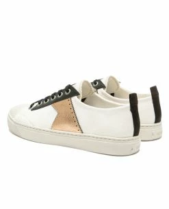 KOST Sneakers Textile Écru Et Or Femme -kost paris shop BACKSTAGEL1 CS 05 6731