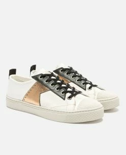 KOST Sneakers Textile Écru Et Or Femme -kost paris shop BACKSTAGEL1 CS 08 ec5f