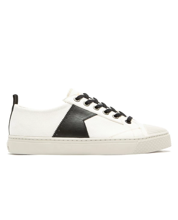 KOST Sneakers Textile Écru Et Noir Femme 9 KOST Sneakers Textile Écru Et Noir Femme – Image 7