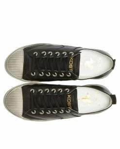 KOST Sneakers Noires Cuir Tannage Végétal Femme -kost paris shop BACKSTAGEL3 02 04 8527