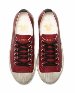 KOST Sneakers Cuir Tannage Végétal Rouge Femme -kost paris shop BACKSTAGEL3 18 04 00da