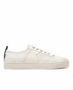 KOST Sneakers Éco-responsable Croûte Velours Écru Homme