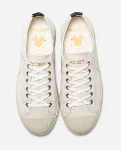 KOST Sneakers Éco-responsable Croûte Velours Écru Homme -kost paris shop BACKSTAGEL7 2K 09 d080