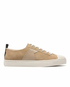 KOST Sneakers Croûte Velours Beige Femme