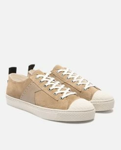 KOST Sneakers Croûte Velours Beige Femme -kost paris shop BACKSTAGEL7 30 08 9061