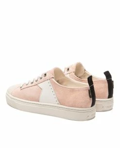 KOST Sneakers Éco-responsable Croûte Velours Rose Femme -kost paris shop BACKSTAGEL7 FM 05 82dd