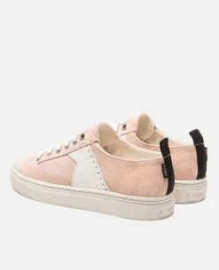 KOST Sneakers Éco-responsable Croûte Velours Rose Femme -kost paris shop BACKSTAGEL7 FM 10 f101