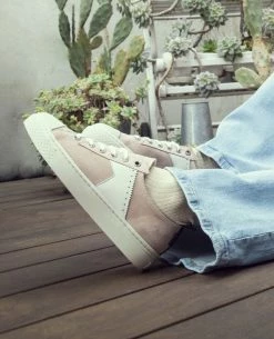 KOST Sneakers Éco-responsable Croûte Velours Rose Femme -kost paris shop BACKSTAGEL7 FM 11 b3f3