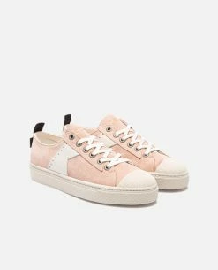 KOST Sneakers Éco-responsable Croûte Velours Rose Femme -kost paris shop BACKSTAGEL7 FM 12 6d33