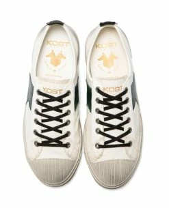 KOST Sneakers Toile Oeko-Tex Écru-Vert Homme 15 KOST Sneakers Toile Oeko-Tex Écru-Vert Homme -kost paris shop BACKSTAGEL8 FN 04 7403