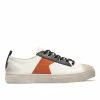 KOST Sneakers Toile Oeko-Tex Écru-Orange Homme