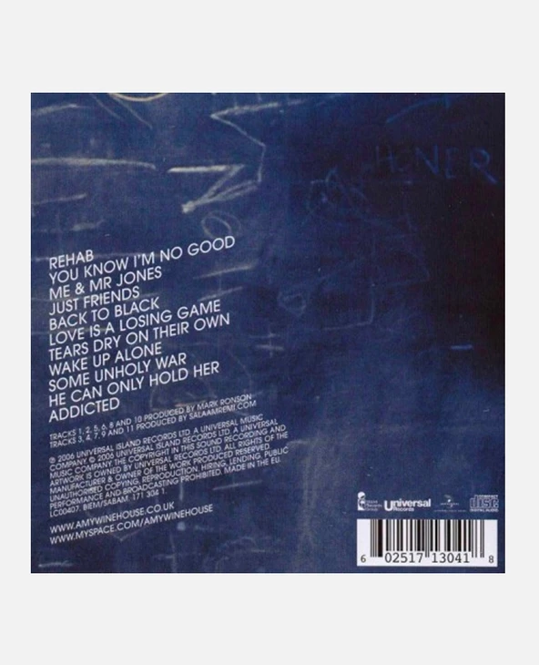 KOST Album Vinyle - AMY WINEHOUSE 5 KOST Album Vinyle - AMY WINEHOUSE – Image 3