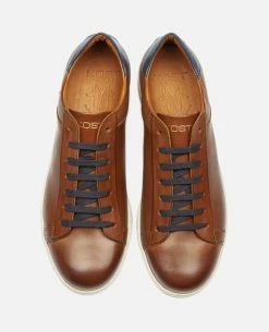 KOST Sneakers Cuir Marron Homme