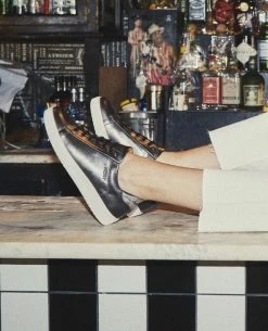 KOST Sneakers Cuir Argent Femme -kost paris shop BATTLE61 RY 11 b80d