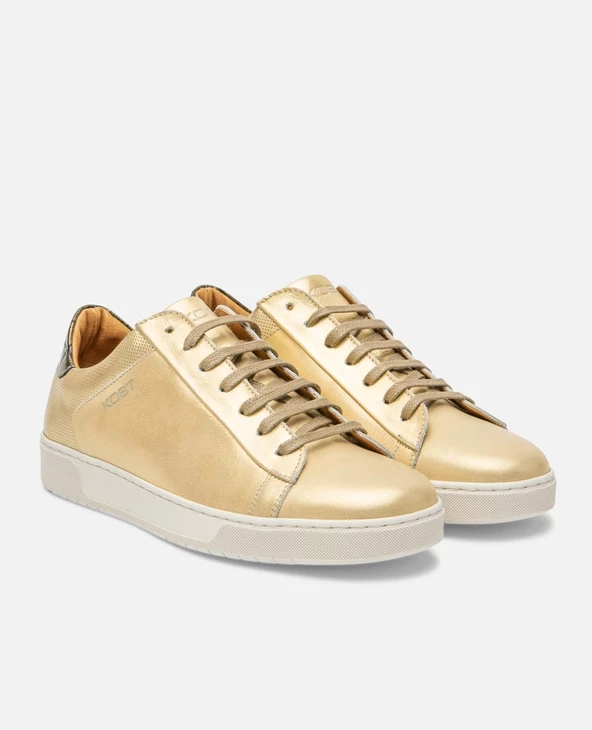 KOST Baskets Cuir Doré Femme 6 KOST Baskets Cuir Doré Femme – Image 4