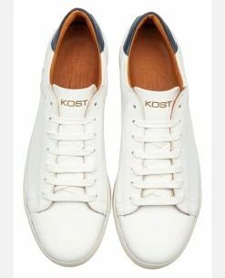 KOST Sneakers Cuir Blanc Homme -kost paris shop BATTLE8 1P 04 2ec6