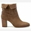 KOST Boots Croûte Velours Taupe Femme