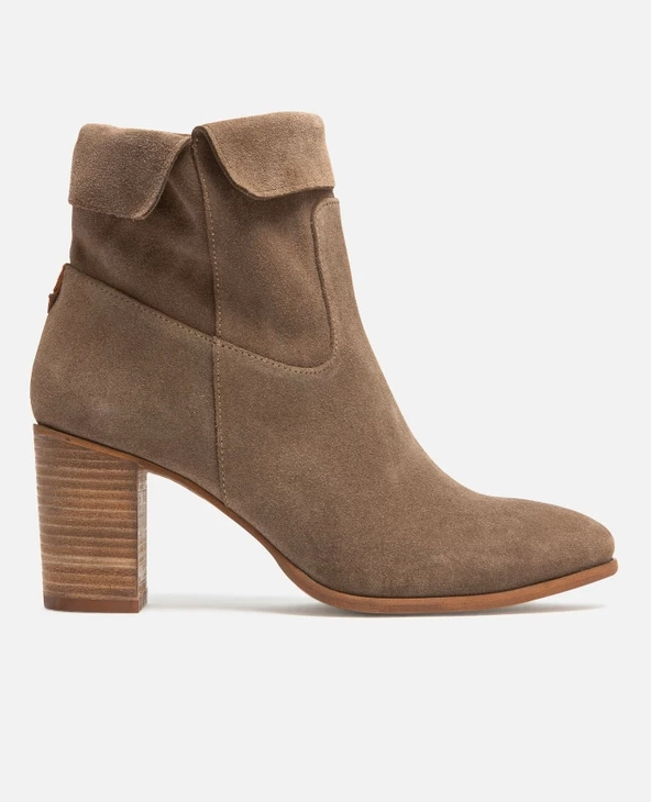 KOST Boots Croûte Velours Taupe Femme 11 KOST Boots Croûte Velours Taupe Femme – Image 9