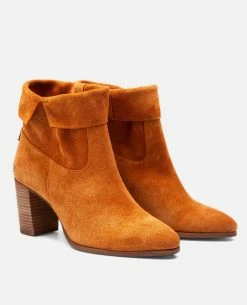 KOST Boots Croûte Velours Marron Femme -kost paris shop BOHEME5 47 08 006b