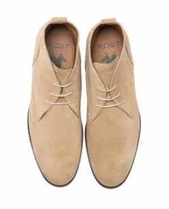 KOST Chukka Boots Made In France Croûte Velours Beige Homme -kost paris shop BRETT5B 94 04 845a