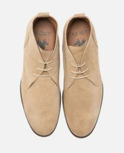 KOST Chukka Boots Made In France Croûte Velours Beige Homme -kost paris shop BRETT5B 94 09 e1c2