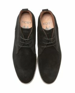 KOST Chukka Boots Croûte Velours Made In France Noir Homme -kost paris shop BRETT95A 02 04 67f7