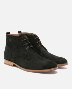 KOST Chukka Boots Croûte Velours Made In France Noir Homme -kost paris shop BRETT95A 02 08 c1e7