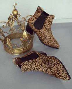 KOST Boots Cuir Motif Léopard Femme -kost paris shop CELYA49 4Z 11 4224